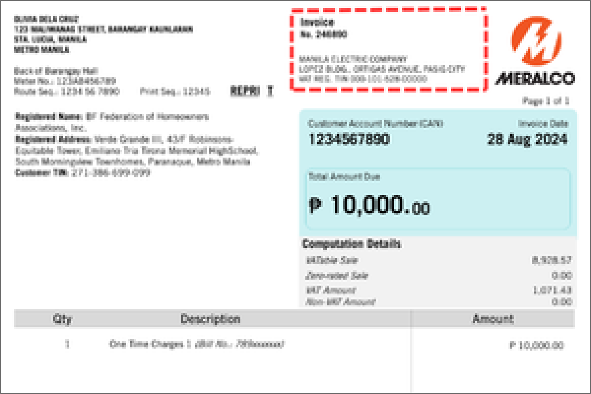 General Invoice
